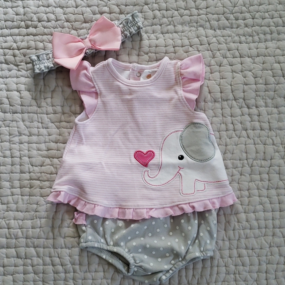 Starting Out Elephant outfit size 3 mos